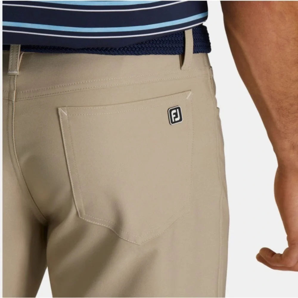 FootJoy Men 33x30 Khaki Golf 5-Pocket Pant-Previous Season Style‎